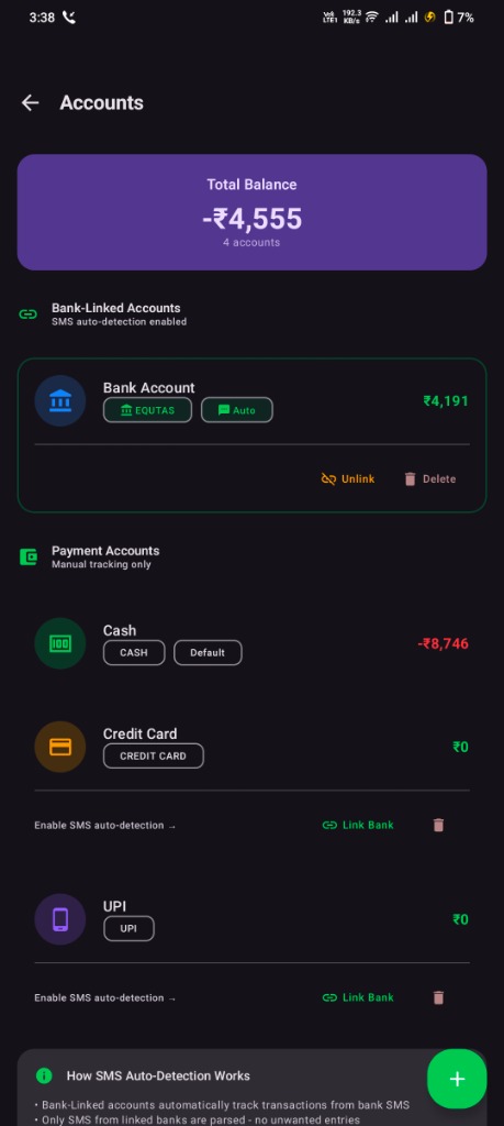 Oikos Accounts